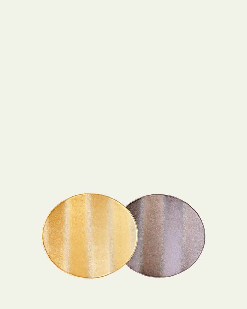 Round Reversible Metallic Placemat